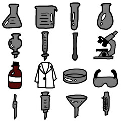 実験道具素材集