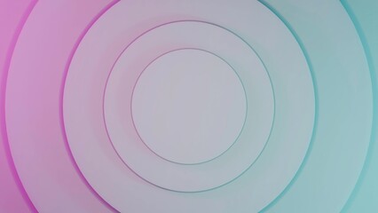 Abstract concentric circles pulsating loop animation