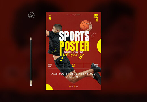 Sports Poster Design Template