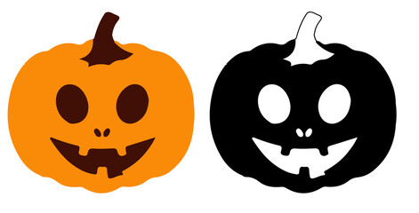 Spooky Halloween fun with playful pumpkin faces ready for trick or treating, perfect for seasonal designs and festive projects this autumn