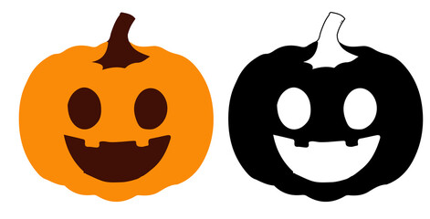 Spooky Halloween pumpkins for festive designs and cute seasonal decorations, perfect for invitations, crafts, and social media posts