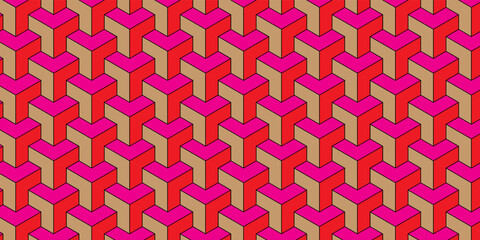 seamless geometric pattern with geometric shapesPrint