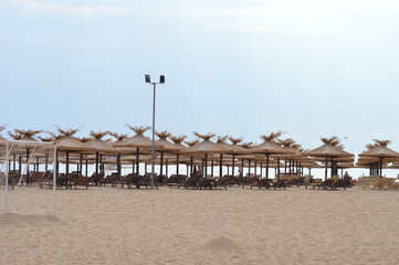 beach and umbrellas © Валентина Назаренко