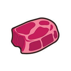 Beef Roast Primal Cut Illustration