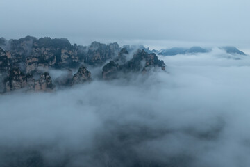 Beautiful landscape in Zhangjiajie, china