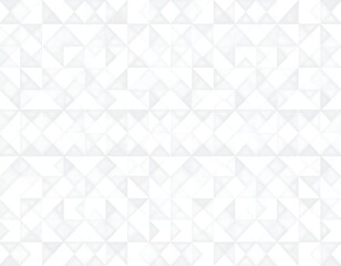 Fototapeta premium Abstract pattern of light gray triangles and squares