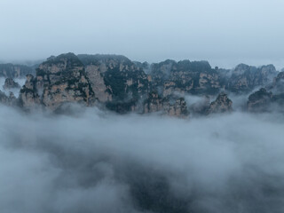 Beautiful landscape in Zhangjiajie, china