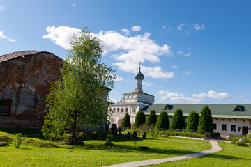 The Church of the Intercession of the Most Holy Theotokos in the Nikolaevsky Klobukovo convent. Kashin city. Tver region