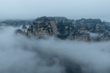 Beautiful landscape in Zhangjiajie, china