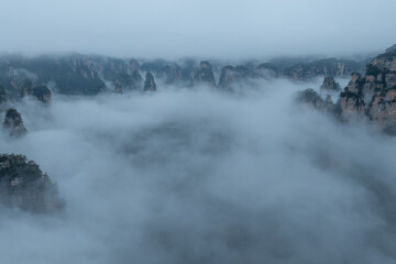 Beautiful landscape in Zhangjiajie, china