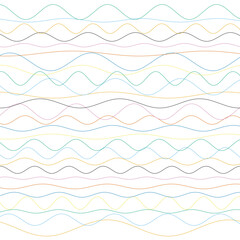 Waveform Cluster Lines Balanced Curves