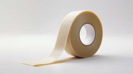  Realistic PNG of masking adhesive tape, isolated on transparent background, perfect for graphic design assets