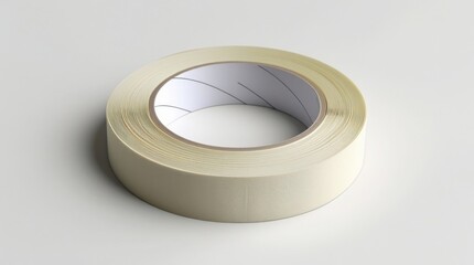  Realistic PNG of masking adhesive tape, isolated on transparent background, perfect for graphic design assets