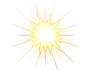 Obraz premium A bright explosion graphic illustration radiating intense light with a starburst design