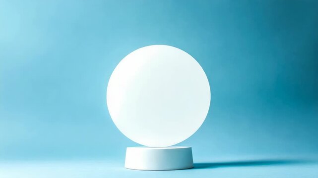 A single white egg sits atop a table, ready to be used or admired