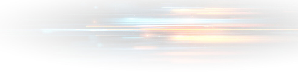 Blue light energy beam design with shining streaks, explosion glow, and horizontal laser lines symbolizing motion, power, and futuristic atmosphere for sci-fi backgrounds © Gigant