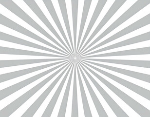 Abstract grayscale radial pattern with alternating stripes emanating from a central point