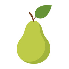 pear isolated on white