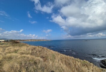 Sinemorets_Bulgaria, Butamyata beach, sunny day on wild coast of the Black Sea.