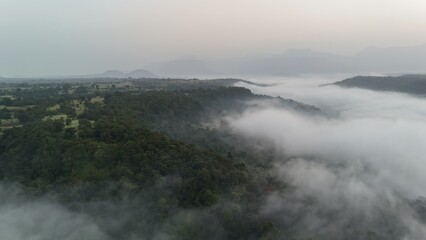 
Sunrise over the clouds