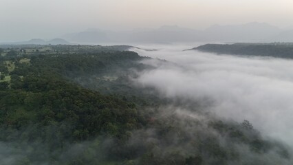 
Sunrise over the clouds