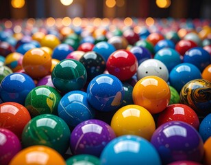 colorful balls background