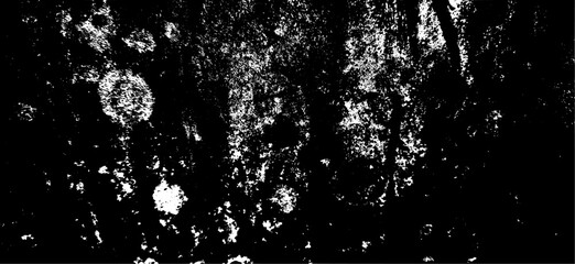 Abstract Grunge Texture Black and White Distressed Overlay Background