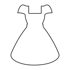 Simple Dress Outline