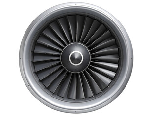 Minimalist Jet Engine Cross-Section