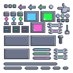 ドット絵メタルの部品セット