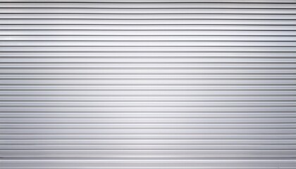 Obraz premium White Metal Roller Shutter Door Background Steel Stripe Horizontal Lines Of Iron Foldable Metal Sheet Texture Empty Front Warehouse Garage Abstract Pattern