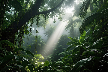 Tropical Rainforest Morning