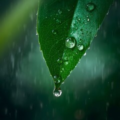 Monsoon Symphony Over Emerald Earth