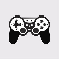 Video game controller / gamepad flat icon for apps and websites
