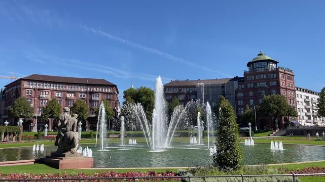 Wasserturm, Altstadt, Mannheim, Baden Wuerttemberg, Deutschland 