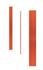 Exotic red of mahogany tree. Vertical mordanted boards, planks, medium height size.