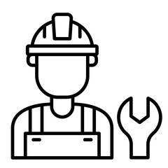 Worker   Icon Element For Design