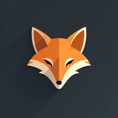 Obraz premium red fox vector illustration