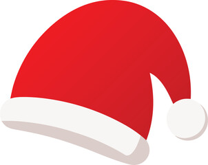 Festive Cheer: A vibrant Santa hat, the symbol of joy, cheer, and the spirit of gift-giving, evoking warmth and excitement. 