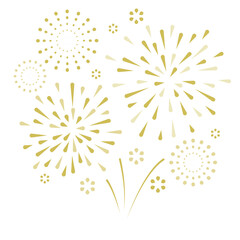 fireworks with stars and sparks. festival colorful 
 fireworks. holiday banner, poster, flyer, greeting card, decorative elements, Vector illustration