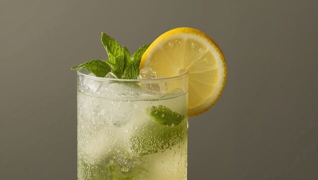 Refreshing Mint Lime Cocktail