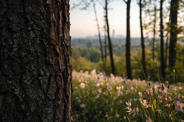 Photo of a Woodland Area on the City's Edge