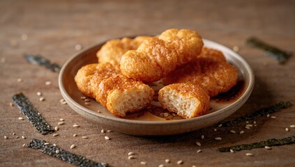 Crispy Asian Rice Snack Delight