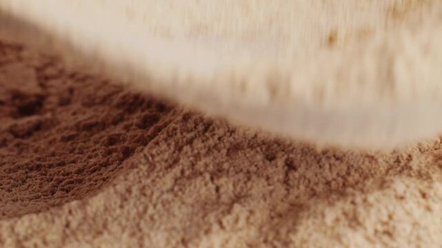 Ashwagandha Indian Ginseng Powder in White Bowl isolated on white background, superfood close up. 
