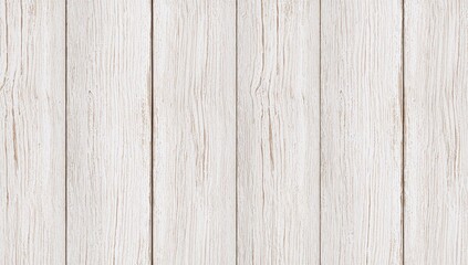 Fototapeta premium Close-up of worn white painted wooden boards with a continuous pattern