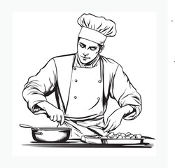 chef in uniform