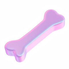Pink Holographic Bone