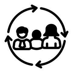 Sustainable Consumer Behavior Analysis icon from the Customer Development icon collection (Mixed Style)