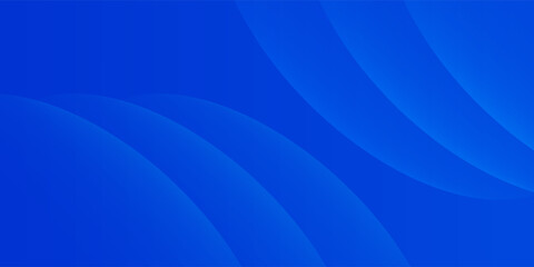 Blue abstract background with curved gradient shapes