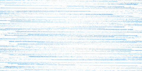 Fototapeta premium Vector stripes pattern. Seamless blue and white brush stroke background. Striped print with distress texture. Painted ornament for kids. Childish design